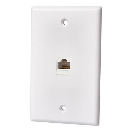 RCA RCATPH562RV CAT5E/6 WALL PLATE SINGLE
