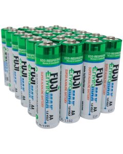 Fuji Batteries 4300BP24 EnviroMax AA Super Alkaline Batteries (24 pack)