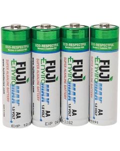 Fuji Batteries 4300BP4 EnviroMax AA Super Alkaline Batteries (4 pack)