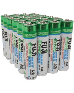 Fuji Batteries 4400BP24 EnviroMax AAA Super Alkaline Batteries (24 Pack)
